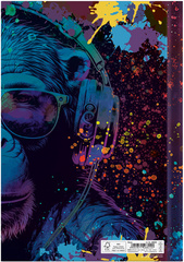 Notizbuch "Neon", Rückseite