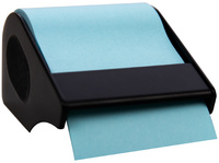 Recycling-Haftnotizen auf der Rolle, blau