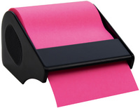 Haftnotizen auf der Rolle, brillant-pink