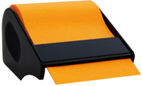 Haftnotizen auf der Rolle, brillant-orange