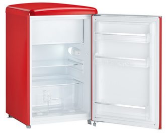 Retro-Tischkühlschrank KS 8830, geöffnet