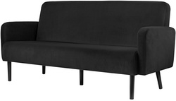 3-Sitzer Sofa LISBOA, schwarz