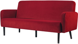 3-Sitzer Sofa LISBOA, rot
