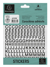 Selbstklebebuchstaben A-Z, 10 mm