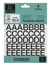 Selbstklebebuchstaben A-Z, 20 mm