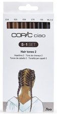 Marker ciao 5+1 Set "Hair Tones 2"