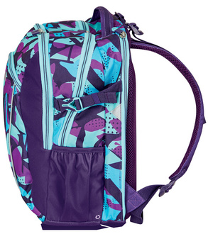 Sac à dos scolaire Ultimate "Camo Purple" - côté