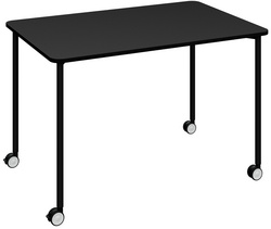 Mobiler Tisch FLEX OFFICE, schwarz