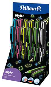 Stylo plume "Neon", présentoir de comptoir