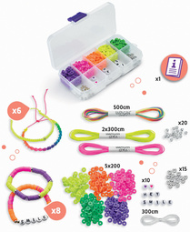 Kit bijoux bracelets NEON IMAGIN'STYLE, contenu