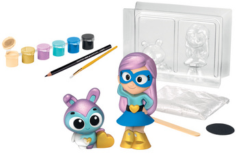 Kit moulage plâtre PLASTER FRIENDS "SUPER", contenu