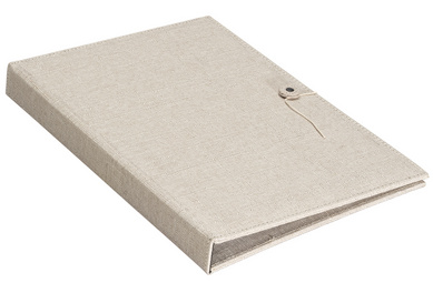 Speisekarten-Mappe LEINEN, beige