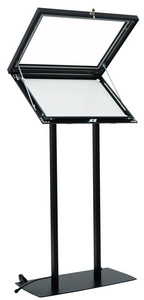 Vitrine pour menu, 2 x A4 - ouvert