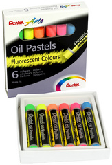 Pastels à l'huile PHN6, couleurs fluorescentes