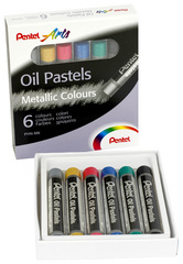 Pastel à l'huile PHN6, couleurs métallisées