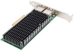 Dual Port Ethernet Server Adapter, Rückseite