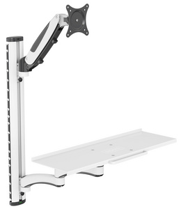 Monitorarm mit Maus- & Tastaturablage
