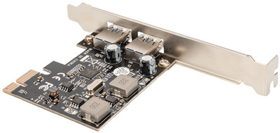 USB 3.0 PCI Express Add-On Karte, Rückseite
