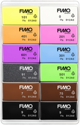 Set de pâte à modeller "fluo", set de 12
