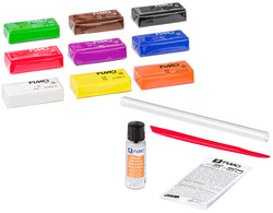 Kit de pâte à modeler "basic", 12 pièces