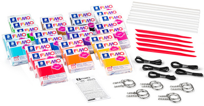 Kit de pâte à modeler "basic XXL", 48 pièces
