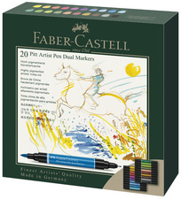 Tuschestift PITT artist pen Dual Marker, 20er Kartonetui