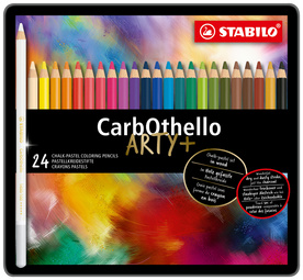 Pastellkreidestift CarbOthello ARTY+, 24er Metalletui