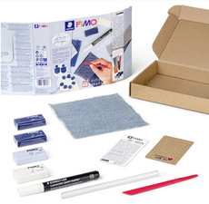Kit de pâte à modeler SOFT Denium Design, contenu