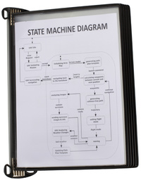    Wandsichttafelsystem PRO, mit 5 Sichttafeln