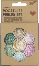 Rocailles-Perlen-Set PASTEL