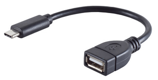 Adaptateur USB 2.0, connecteur mâle USB-C - connecteur femelle USB-A