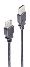 Câble de raccordement USB 2.0 High Speed, USB-A mâle - USB-A femelle