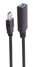 USB 3.0 Aktives Verlängerungskabel, USB-A Stecker - USB-A Kupplung