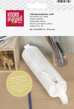 Trousse en coton, blanc
