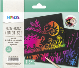 Set de cartes à gratter, emballage