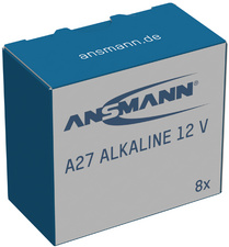 Pile alcaline A27 / LR27, dans carton