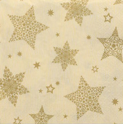 Weihnachts-Motivservietten "Christmas Shine", creme