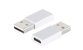 Adaptateur USB 2.0, USB-A mâle - USB-C femelle