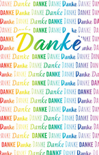 Grußkarte "Danke Rainbow"