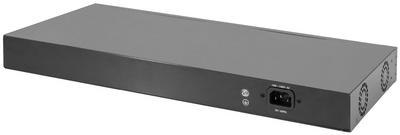 19" Gigabit Ethernet Switch, 24 Port, Rückseite