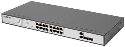 19" Fast Ethernet PoE Switch