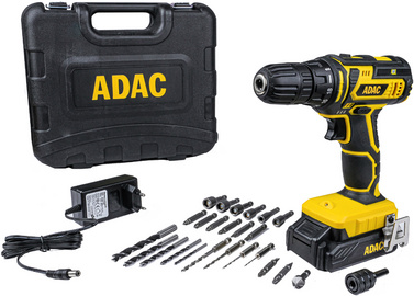 ADAC Akku-Bohrschrauber, Lieferumfang