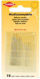 Set d'aiguilles modistes, 16 pièces