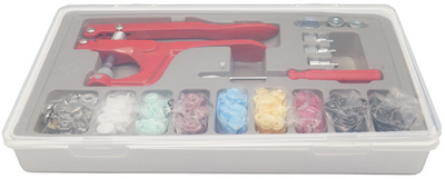 Kit de boutons pression avec pince