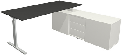 Bureau complet "Form 2", anthracite