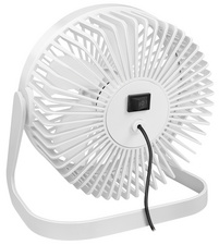 Ventilateur de bureau USB, vue de dos
