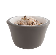 Coupelle à dips, gris/blanc