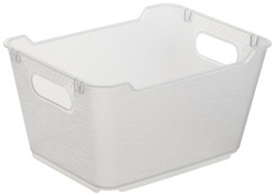 Aufbewahrungsbox "lotta", natur-transparent