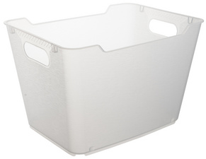 Aufbewahrungsbox "lotta", natur-transparent