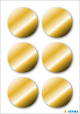 rund, 32 mm, gold